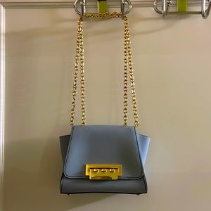 Zac Zac Posen - mini crossbody gold chain baby blue